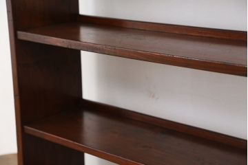 アンティーク家具　★アンティーク　シンプルなクサビ本棚(飾り棚)