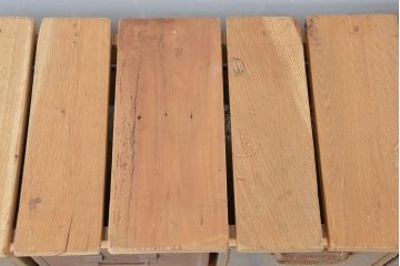 アンティーク家具　海外アンティーク　アイアンコンテナシェルフ(飾り棚/陳列棚)