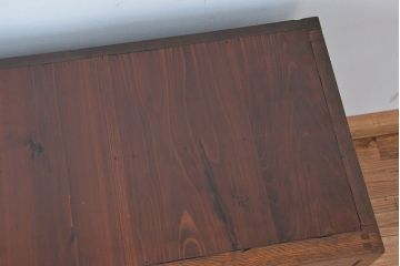 アンティーク家具　アンティーク　前面欅材の三杯引き出しチェスト(箪笥、タンス、ドロワー)