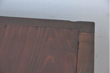 アンティーク家具　アンティーク　前面欅材の三杯引き出しチェスト(箪笥、タンス、ドロワー)