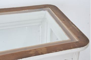 アンティーク家具　アンティーク　大振りで立派な5面ガラスケビントガラスケース(ショーケース)