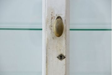アンティーク家具　アンティーク　大振りで立派な5面ガラスケビントガラスケース(ショーケース)
