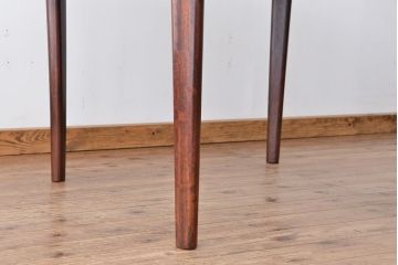北欧家具　1970〜80年　デンマーク製　特大拡張式　ローズウッドラウンドテーブル