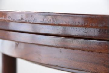 北欧家具　1970〜80年　デンマーク製　特大拡張式　ローズウッドラウンドテーブル