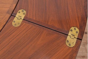北欧家具　1970〜80年　デンマーク製　特大拡張式　ローズウッドラウンドテーブル