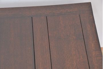 アンティーク家具　イギリスアンティーク　ツイストレッグ　オーク材　ドローリーフテーブル(エクステンションテーブル)