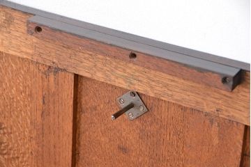 アンティーク家具　イギリスアンティーク　ツイストレッグ　オーク材　ドローリーフテーブル(エクステンションテーブル)