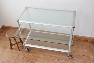 中古　イタリア製　rede guzzihi(グッチーニ)パソコンデスク(定価34万円)(机、在宅ワーク、在宅用)