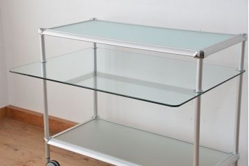 中古　イタリア製　rede guzzihi(グッチーニ)パソコンデスク(定価34万円)(机、在宅ワーク、在宅用)