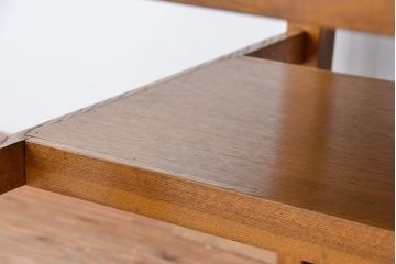 アンティーク家具　1960〜70年代　古い学校の使い込まれた大きな作業台(テーブル、机)