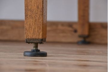 アンティーク家具　1960〜70年代　古い学校の使い込まれた大きな作業台(テーブル、机)