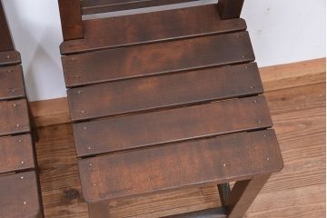 レトロ家具　昭和レトロ　1970年代シンプルな椅子　2脚セット
