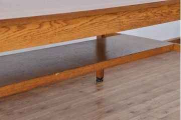 アンティーク家具　1960〜70年代　古い学校の使い込まれた大きな作業台?(テーブル、机)