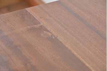 レトロ家具　昭和レトロ　古い学校の大きな木製作業台(テーブル・机)