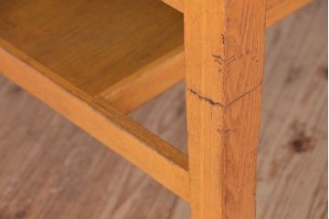 アンティーク家具　1960〜70年代　古い学校の使い込まれた大きな作業台?(テーブル、机)