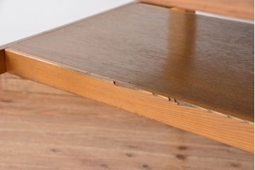 アンティーク家具　1960〜70年代　古い学校の使い込まれた大きな作業台?(テーブル、机)