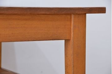 アンティーク家具　1960〜70年代　古い学校の使い込まれた大きな作業台?(テーブル、机)