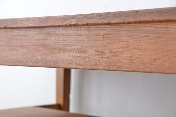 アンティーク家具　1960〜70年代　古い学校の使い込まれた大きな作業台?(テーブル、机)