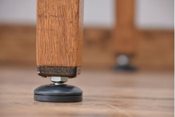 アンティーク家具　1960〜70年代　古い学校の使い込まれた大きな作業台(テーブル、机)