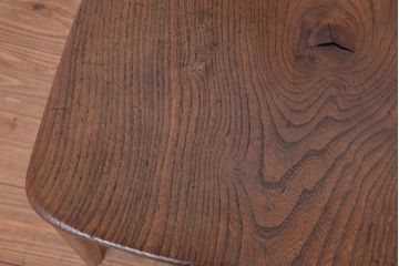 アンティーク家具　イギリスアンティーク　味のあるチャーチチェア　1脚(椅子、イス)