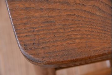 アンティーク家具　イギリスアンティーク　味のあるチャーチチェア　1脚(椅子、イス)