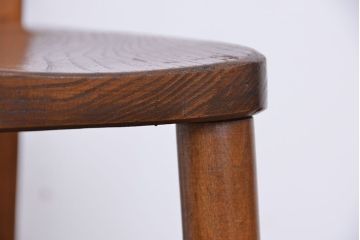 アンティーク家具　イギリスアンティーク　味のあるチャーチチェア　1脚(椅子、イス)