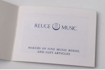 アンティーク雑貨　スイス製REUGE(リュージュ)クリスタルオルゴール50弁(3/50)
