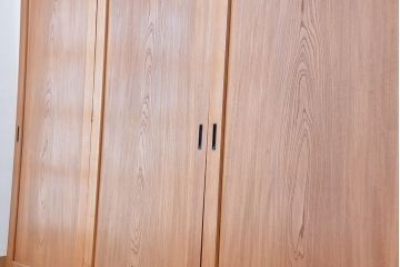 古民具・骨董　無垢欅材一枚板　上質な板戸4枚セット(帯戸)