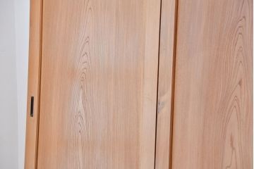 古民具・骨董　無垢欅材一枚板　上質な板戸4枚セット(帯戸)