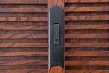 アンティーク家具　古民具・骨董　極上　特別注文造り　総欅無垢　重ね　美濃帳場箪笥