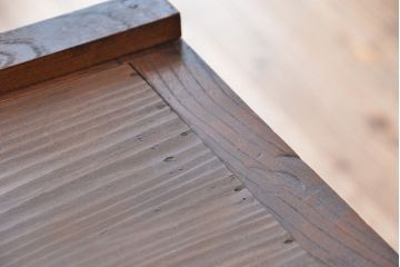 アンティーク家具　古民具・骨董　極上　特別注文造り　総欅無垢　重ね　美濃帳場箪笥