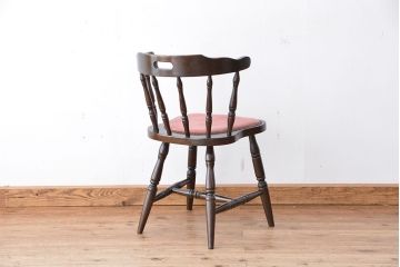ヴィンテージ家具　イギリスビンテージ　かわいらしいダイニングチェア　1脚(椅子/イス)