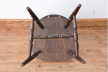 ヴィンテージ家具　イギリスビンテージ　かわいらしいダイニングチェア　1脚(椅子/イス)