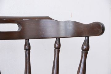 ヴィンテージ家具　イギリスビンテージ　かわいらしいダイニングチェア　2脚セット(椅子/イス)