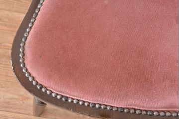 ヴィンテージ家具　イギリスビンテージ　かわいらしいダイニングチェア　2脚セット(椅子/イス)