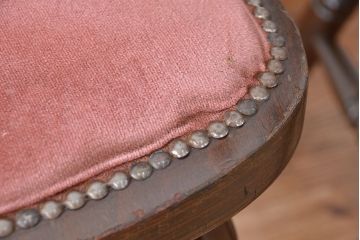 ヴィンテージ家具　イギリスビンテージ　かわいらしいダイニングチェア　2脚セット(椅子/イス)