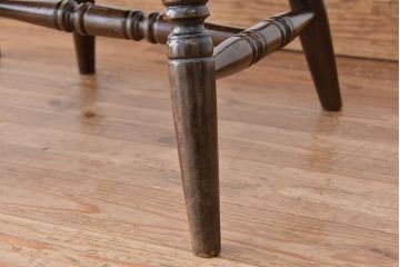 ヴィンテージ家具　イギリスビンテージ　かわいらしいダイニングチェア　2脚セット(椅子/イス)