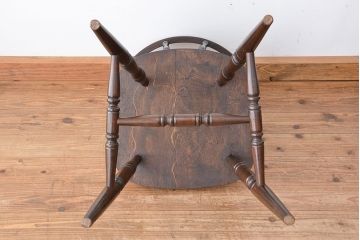 ヴィンテージ家具　イギリスビンテージ　かわいらしいダイニングチェア　2脚セット(椅子/イス)