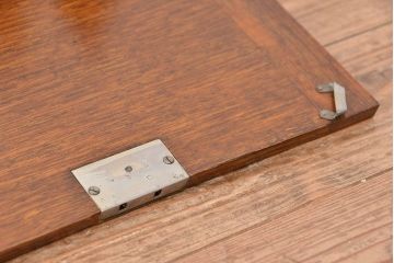 アンティーク雑貨　イギリスアンティーク　オーク材　卓上レターボックス(書類ケース)