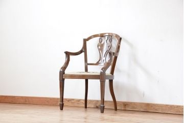 アンティーク家具　イギリスアンティーク　象嵌チェア(椅子、イス)　1脚