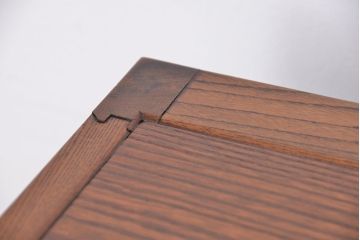 アンティーク家具　古民具・骨董　特別注文造り　三方欅材の上質な茶棚(飾り棚、収納棚、茶箪笥、水屋箪笥)