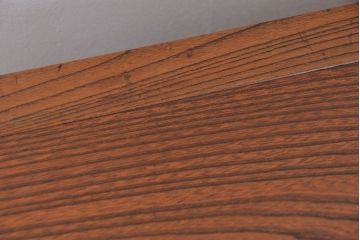 アンティーク家具　古民具・骨董　特別注文造り　三方欅材の上質な茶棚(飾り棚、収納棚、茶箪笥、水屋箪笥)