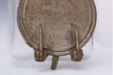 アンティーク雑貨　アンティーク 古い商店の蓋付きガラスビン[瓶]2個セット?(菓子瓶)