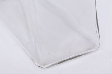 アンティーク雑貨　アンティーク 古い商店の蓋付きガラスビン[瓶]2個セット(菓子瓶)