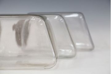 アンティーク雑貨　アンティーク 古い商店のガラスビン[瓶]3個セット(菓子瓶)
