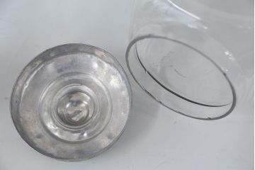 アンティーク雑貨　アンティーク 古い商店のガラスビン[瓶]3個セット(菓子瓶)