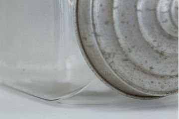 アンティーク雑貨　アンティーク 古い商店のガラスビン[瓶]3個セット(菓子瓶)