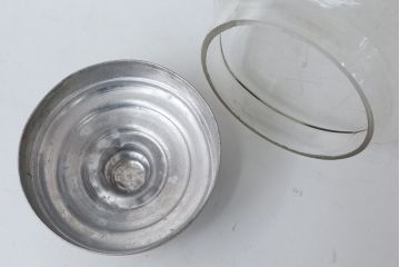 アンティーク雑貨　アンティーク 古い商店のガラスビン[瓶]3個セット?(菓子瓶)