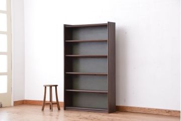 レトロ家具　★昭和レトロ　シンプルな本棚(飾り棚/ブックシェルフ)