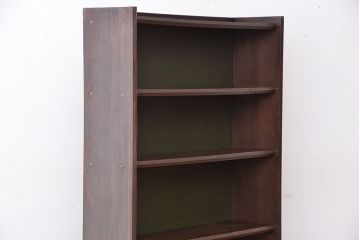 レトロ家具　★昭和レトロ　シンプルな本棚(飾り棚/ブックシェルフ)